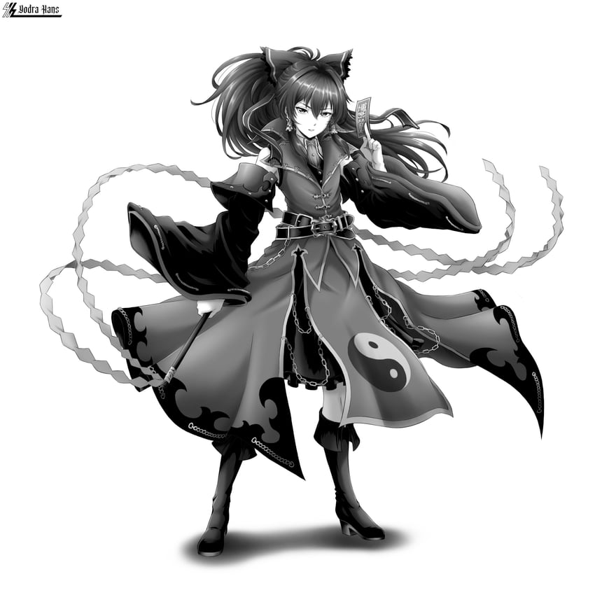 hakurei reimu (touhou and 1 more) drawn by asmodiarl