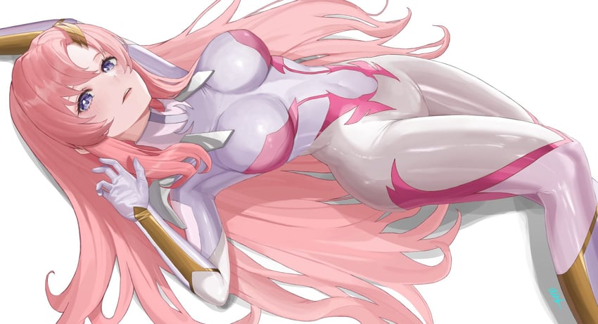 lacus clyne (gundam and 2 more) drawn by asurada_yui