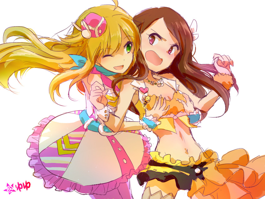 hoshii miki and minase iori (idolmaster and 1 more) drawn by yuyu_(yuyurhythm)