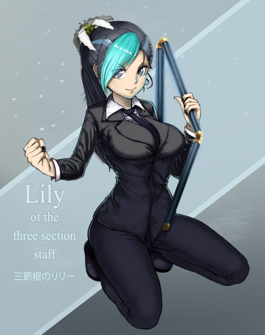 sansetsukon no lily (one-punch man) drawn by the_golden_smurf