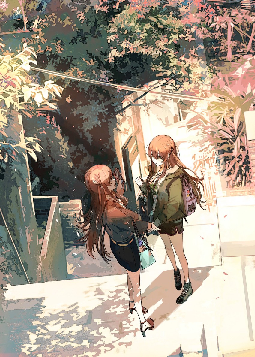 osaki amana and osaki tenka (idolmaster and 1 more) drawn by kukka