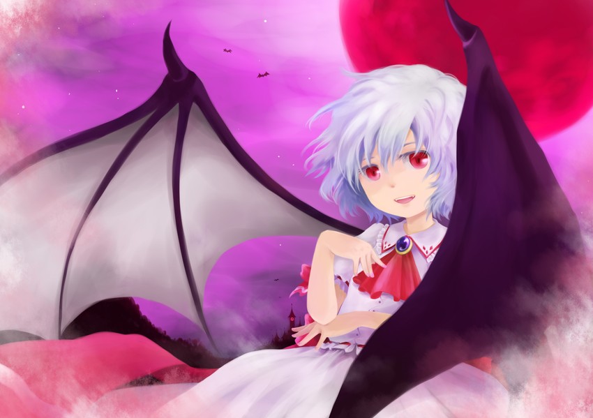 remilia scarlet (touhou) drawn by pekamatu