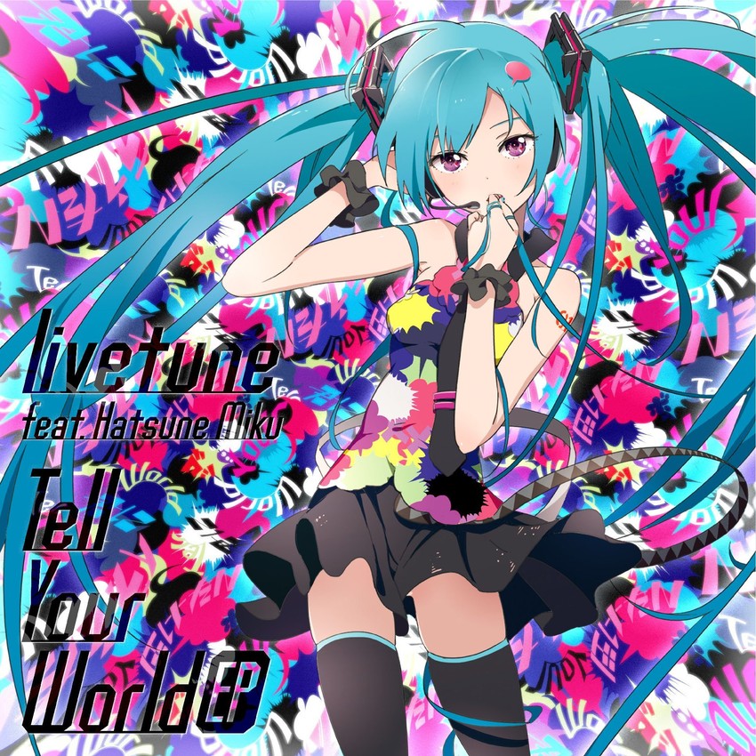 hatsune miku (vocaloid and 1 more) drawn by mebae