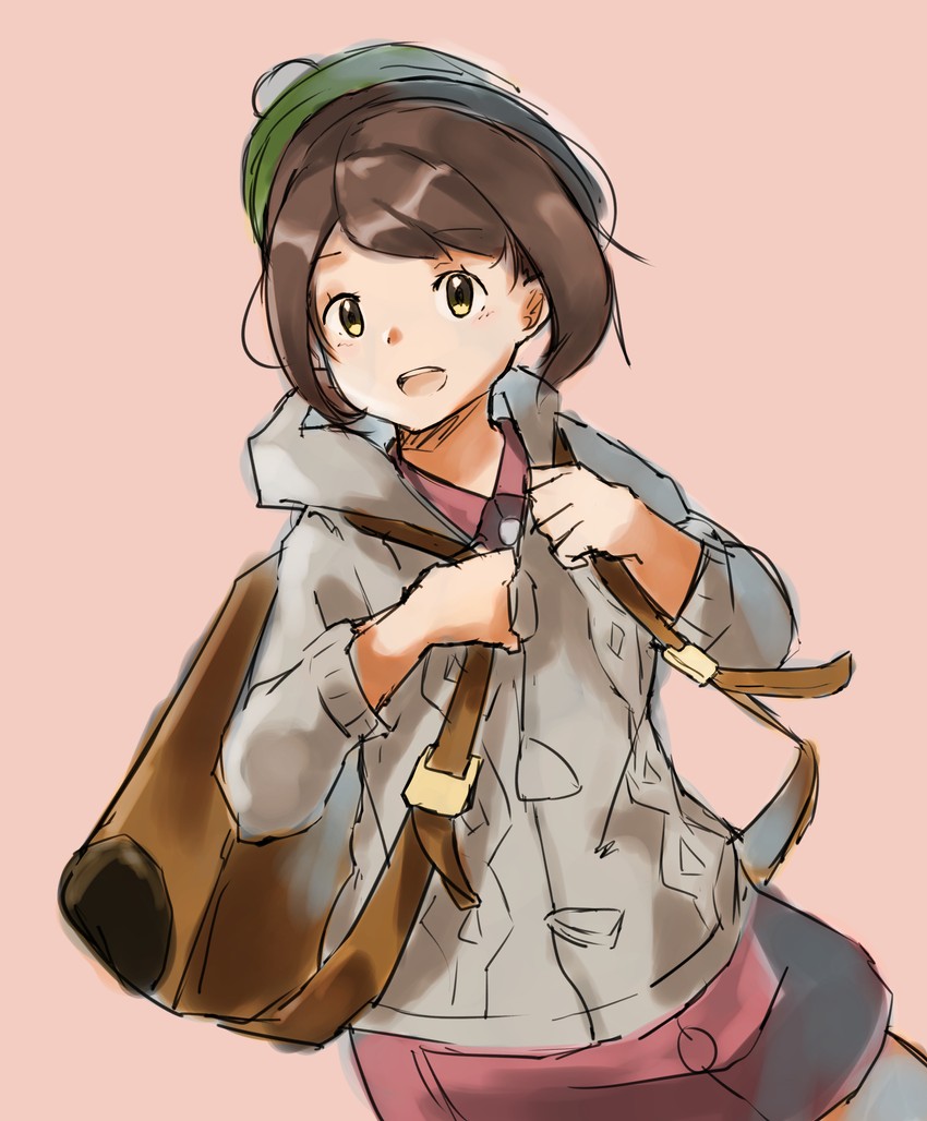 gloria (pokemon and 1 more) drawn by driftingtiger