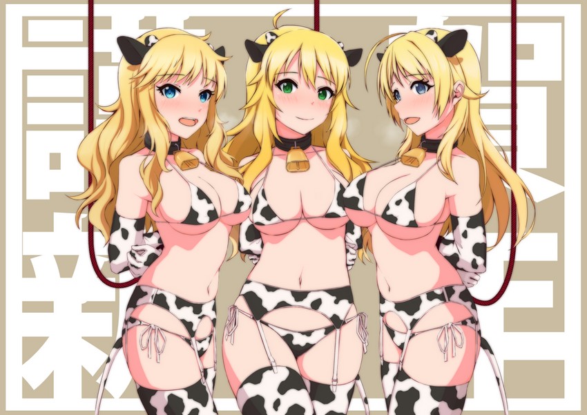 hoshii miki, ohtsuki yui, and hachimiya meguru (idolmaster and 4 more) drawn by ccg842000