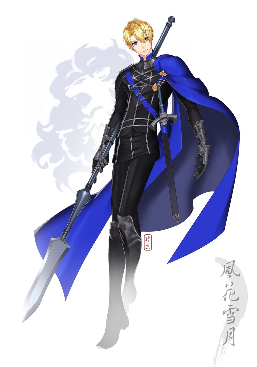 dimitri alexandre blaiddyd (fire emblem and 1 more) drawn by jinju_park