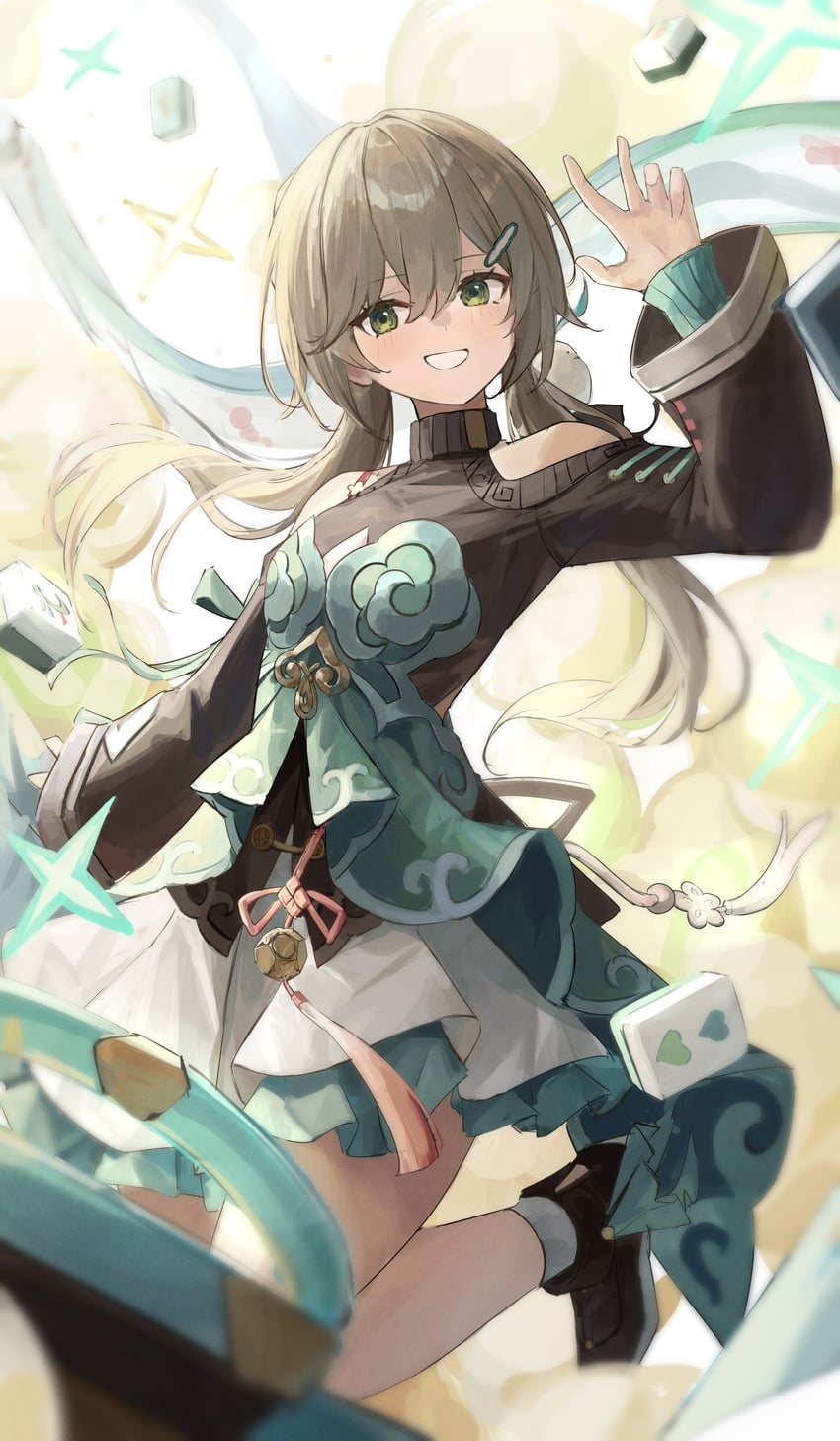 qingque (honkai and 1 more) drawn by shiro_wa_(shiroshironix)