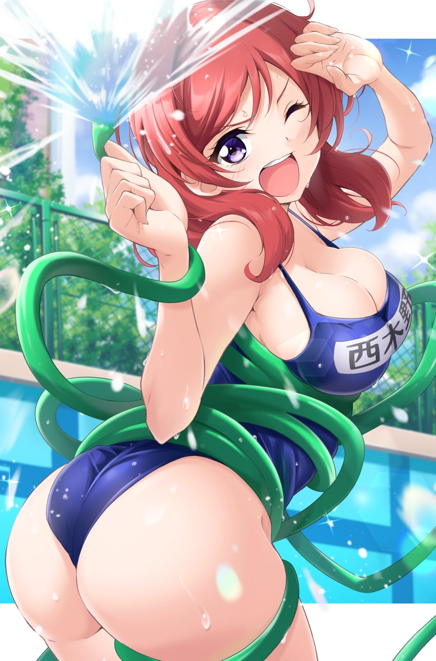 nishikino maki (love live! and 1 more) drawn by kirisaki_reina