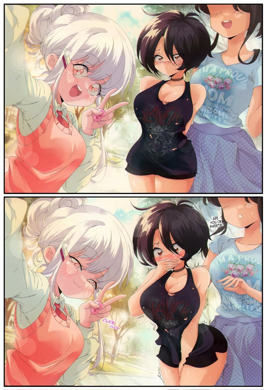 blanc and anya (original and 1 more) drawn by grs-