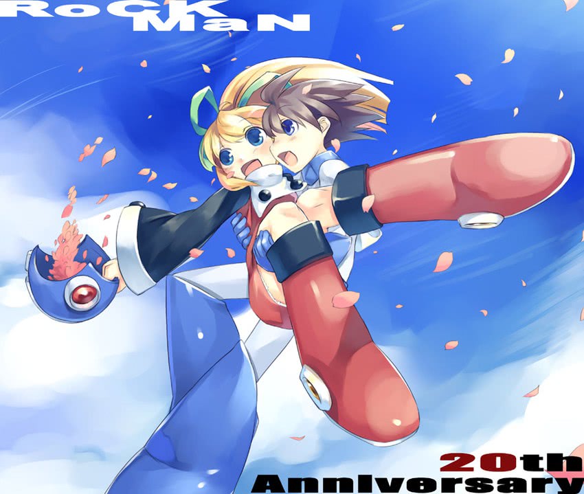 roll and mega man (mega man) drawn by mikage_sekizai