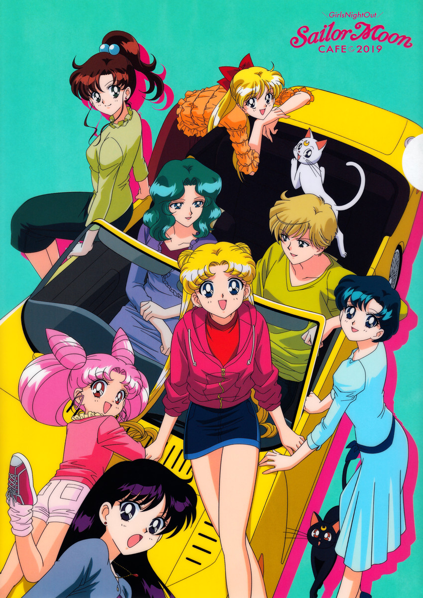 tsukino usagi, mizuno ami, aino minako, hino rei, kino makoto, and 5 more (bishoujo senshi sailor moon)