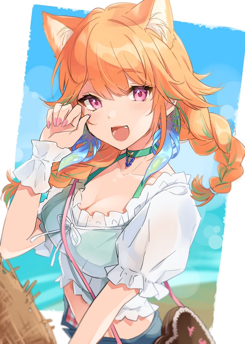 takanashi kiara (hololive and 1 more) drawn by teti