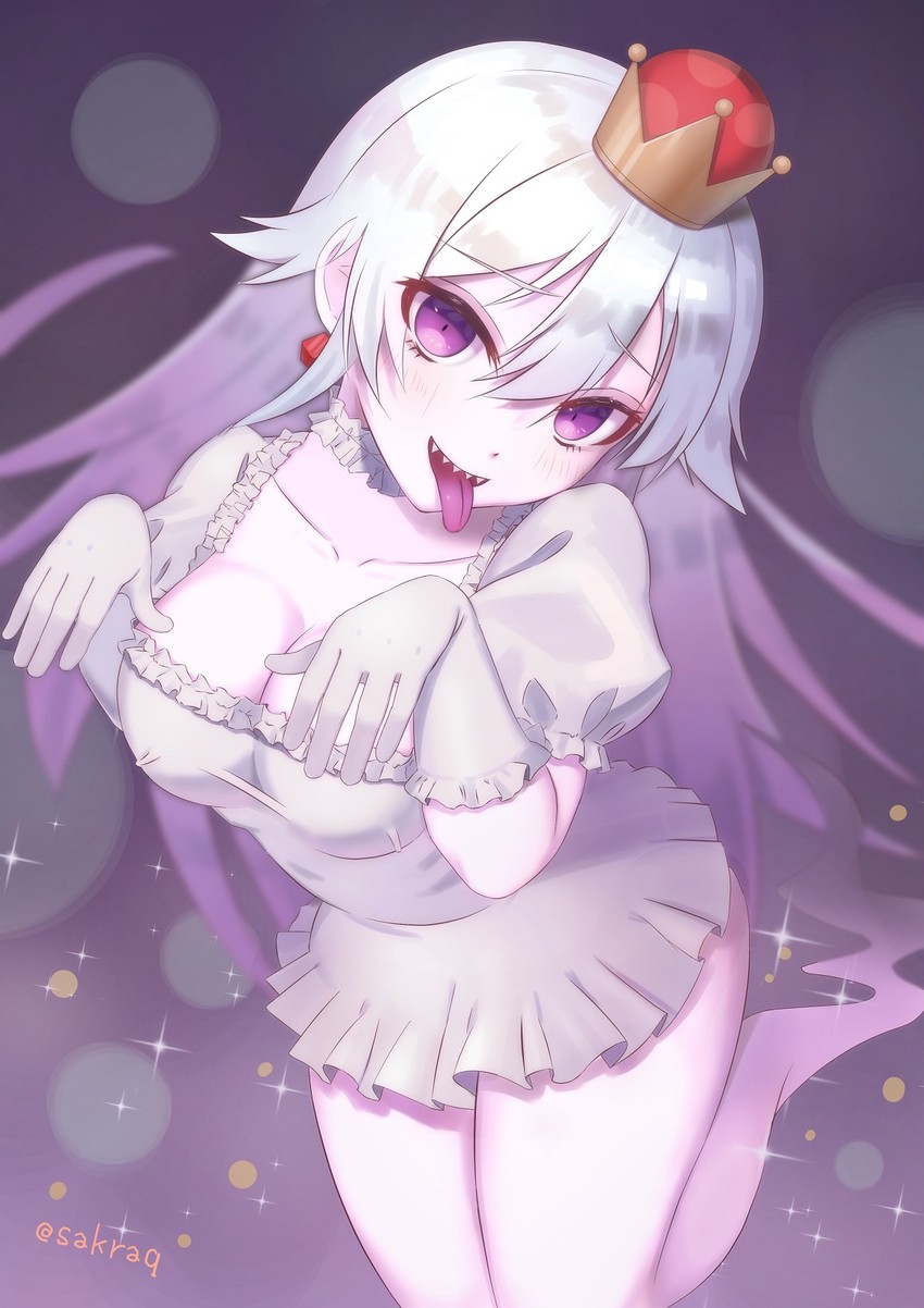 princess king boo (mario and 2 more) drawn by sakura_rino