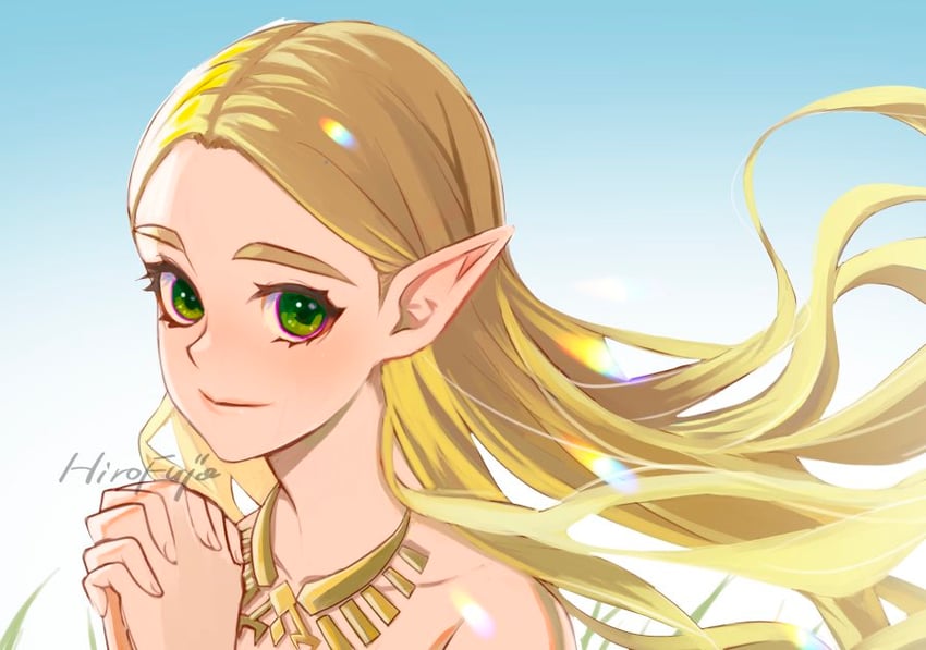 princess zelda (the legend of zelda and 1 more) drawn by hirofujie