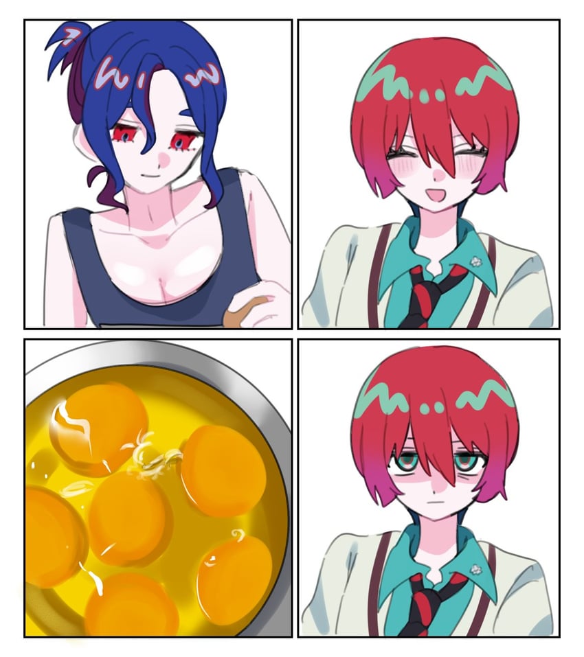 amate yuzuriha and shuji ito (gundam and 1 more) drawn by koma_(hpo414)