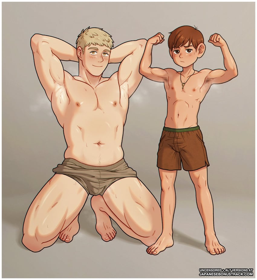 laios touden and chilchuck tims (dungeon meshi) drawn by japanesebonustrack