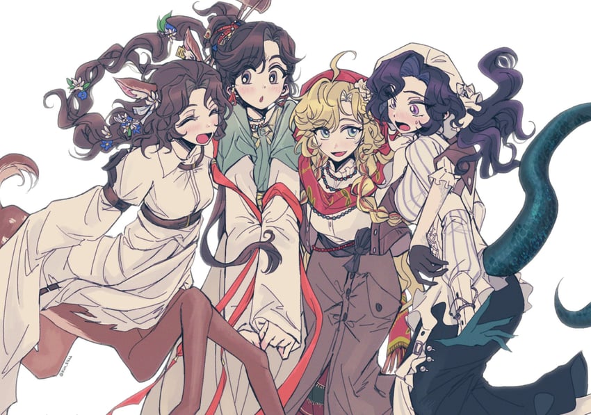 jessica, vila, anjo nala, and jiu niangzi (reverse:1999) drawn by kim_8thhh