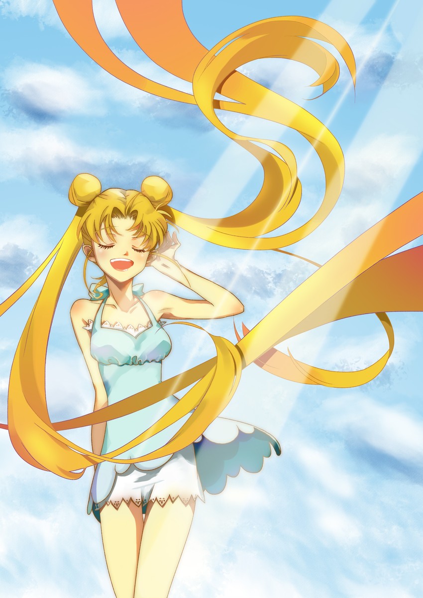 tsukino usagi (bishoujo senshi sailor moon) drawn by cicci