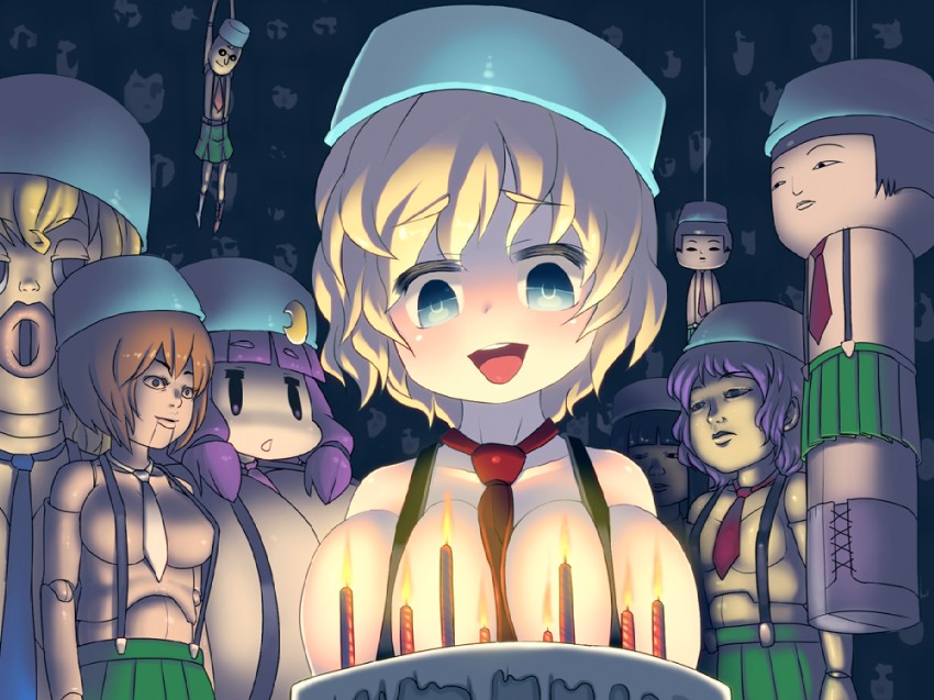 alice margatroid and patchouli knowledge (touhou) drawn by blueberry_(5959)
