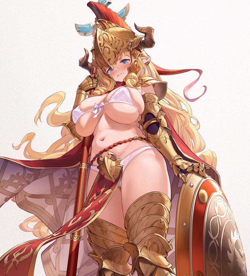 razia and spartan (granblue fantasy) drawn by u-suke_(supertie)