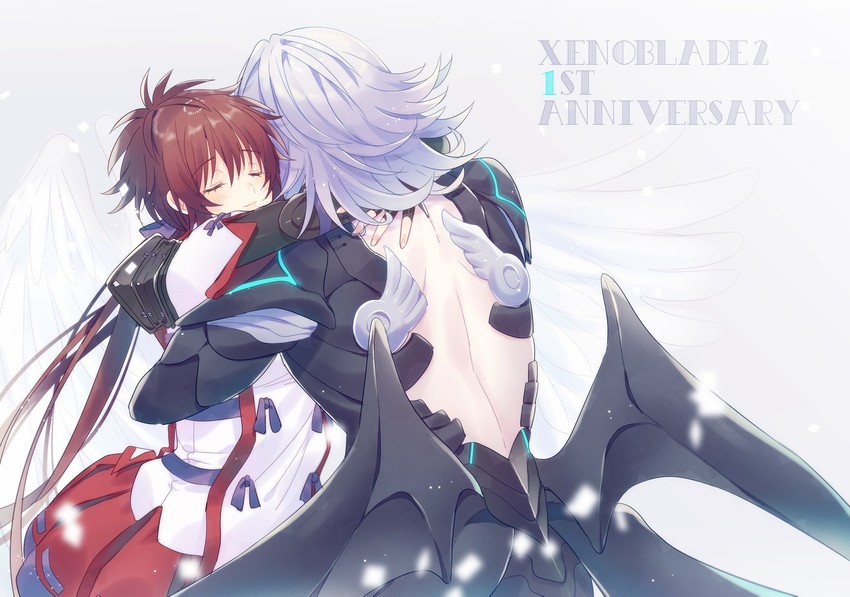 lora and jin (xenoblade chronicles and 2 more) drawn by himeno345