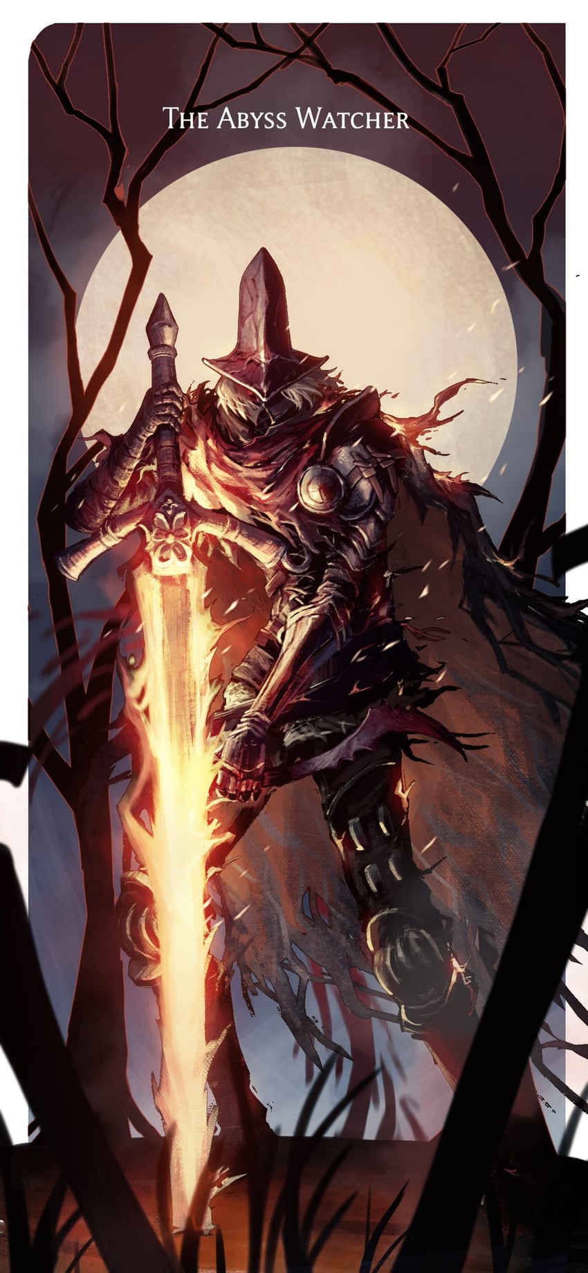 abyss watcher (dark souls and 1 more) drawn by tworain_w