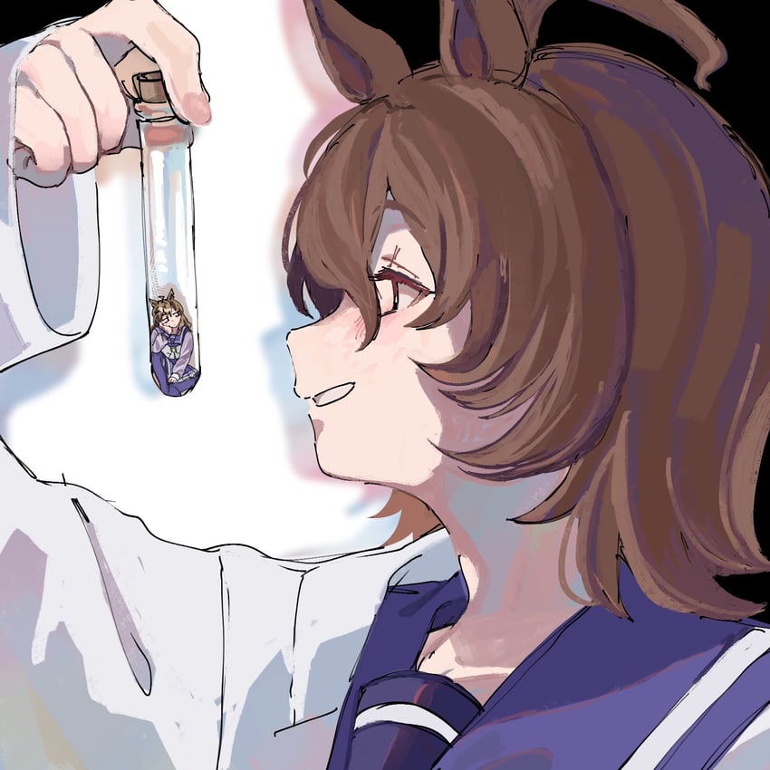 agnes tachyon and jungle pocket (umamusume) drawn by yuta_uma9