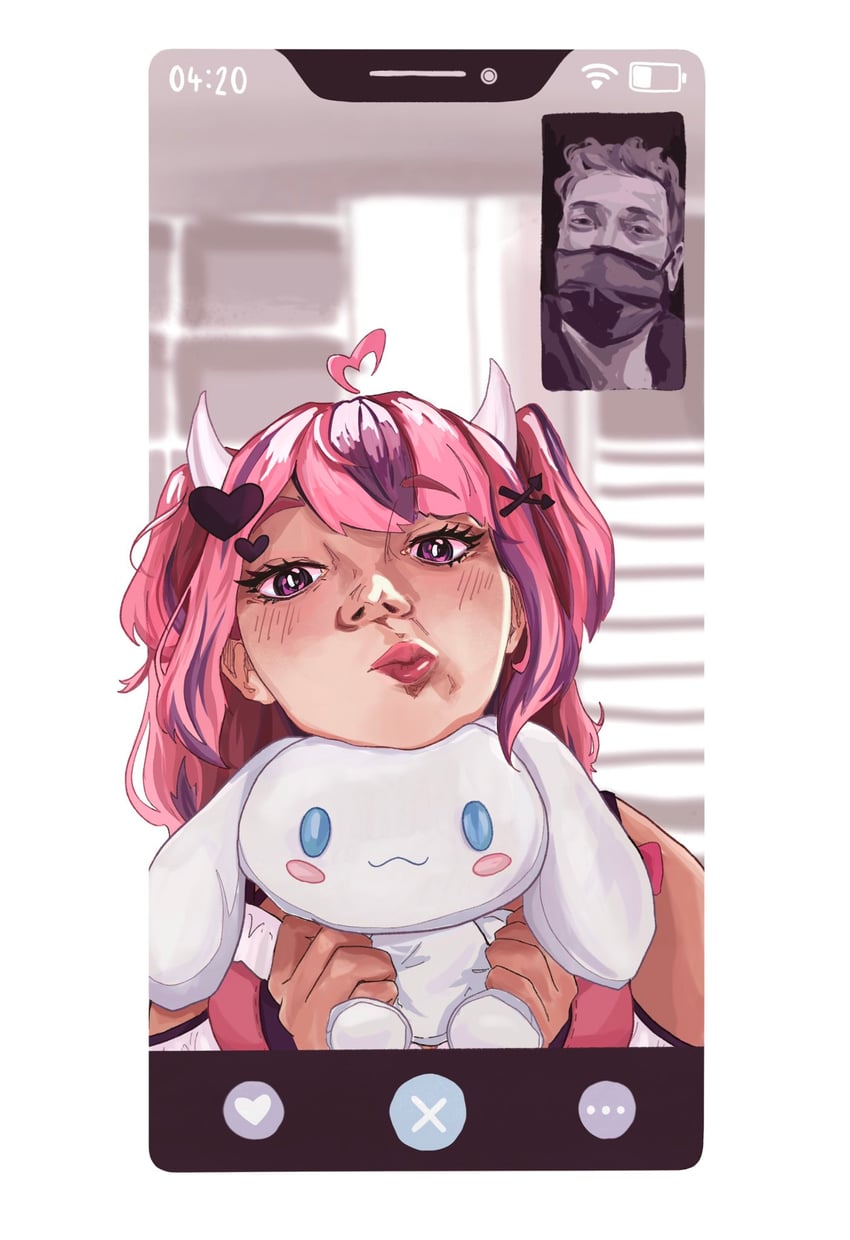 cinnamoroll, ironmouse, and cdawgva (sanrio and 3 more) drawn by lapetitebao