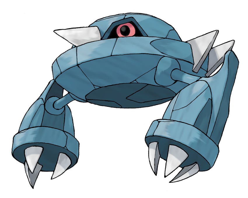 metang (pokemon and 1 more) drawn by sugimori_ken