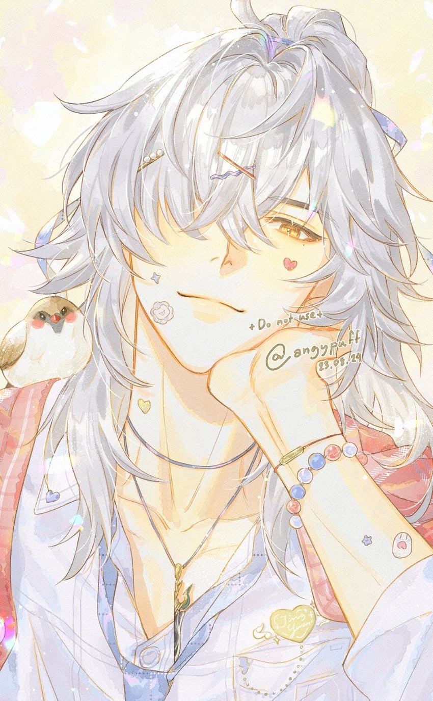 jing yuan (honkai and 1 more) drawn by angypuff