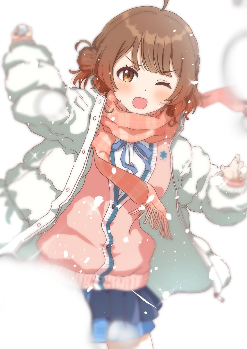 hanami ume (idolmaster and 1 more) drawn by choco_donatsu