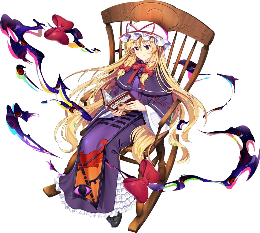 yakumo yukari (touhou and 1 more) drawn by rotte_(1109)
