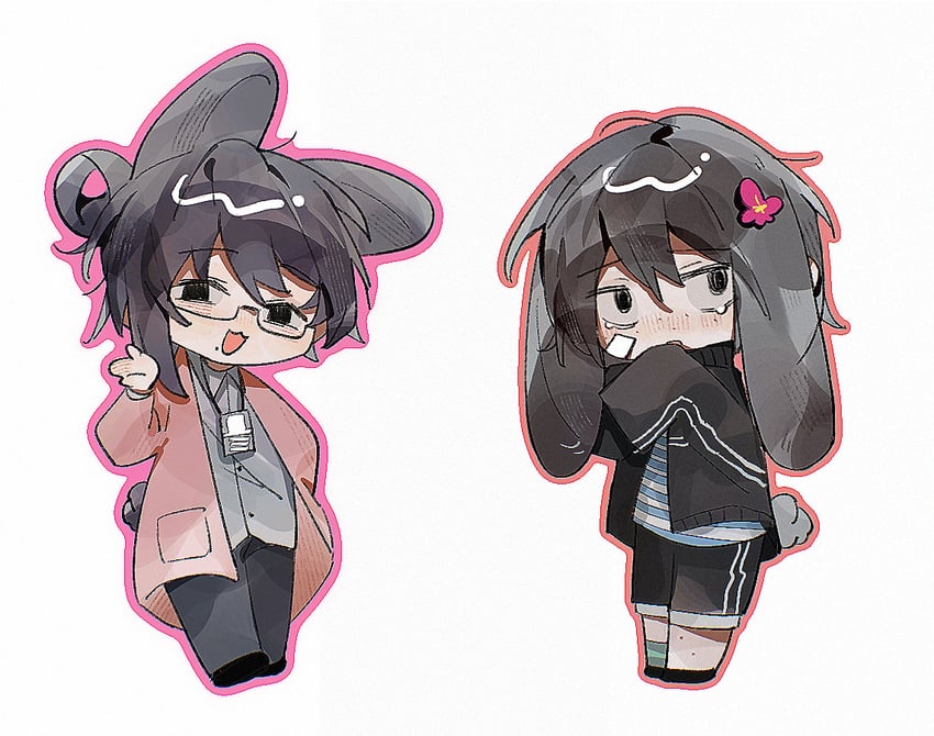 mo chengwei and fu shun (touqi guaitan) drawn by apricity321