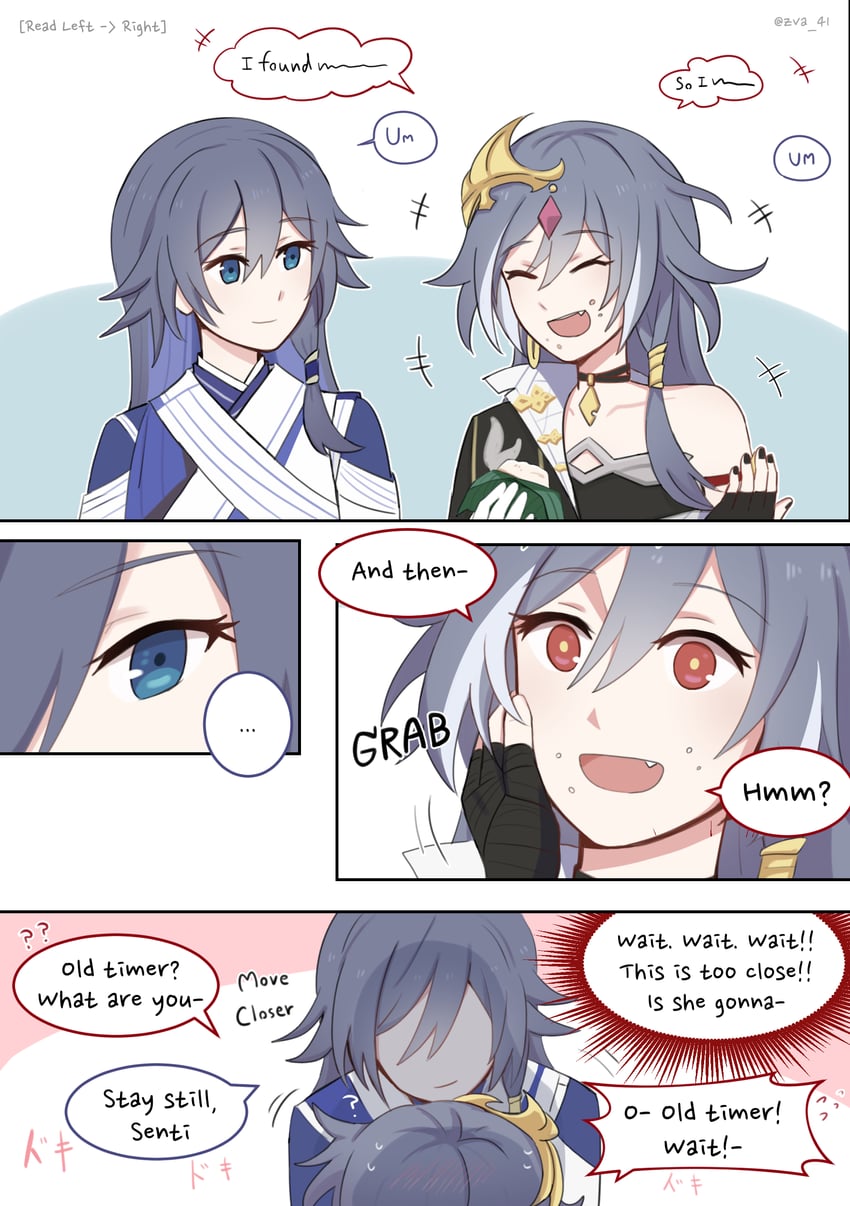 fu hua and herrscher of sentience (honkai and 1 more) drawn by zva_41