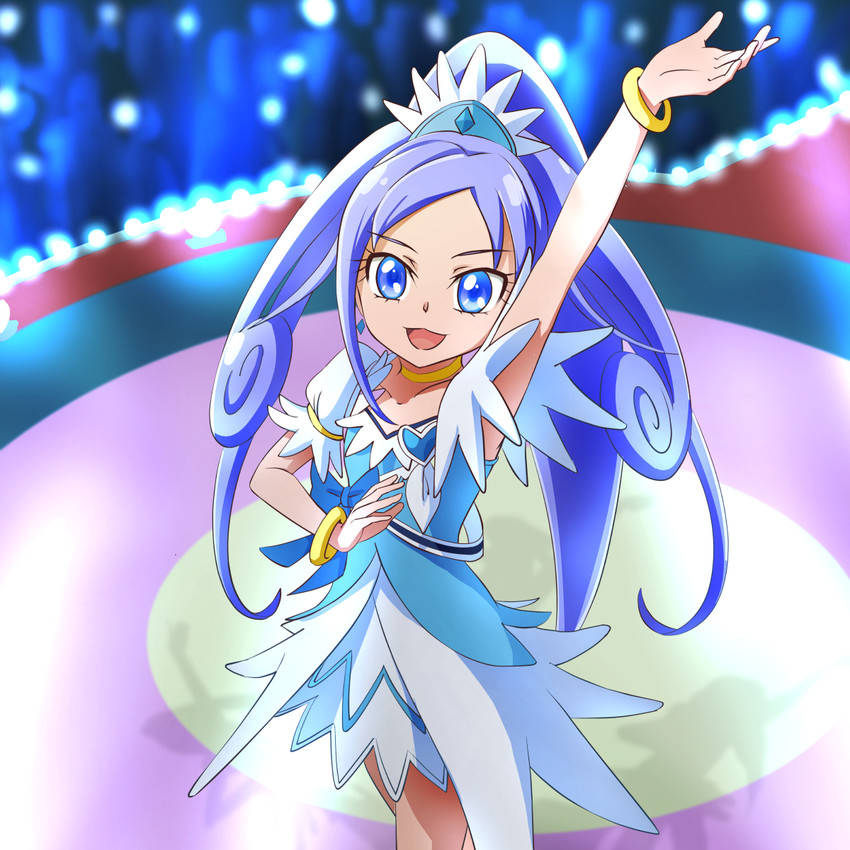 hishikawa rikka and cure diamond (precure and 1 more) drawn by mont_blanc_(heartcatch_ayaya)