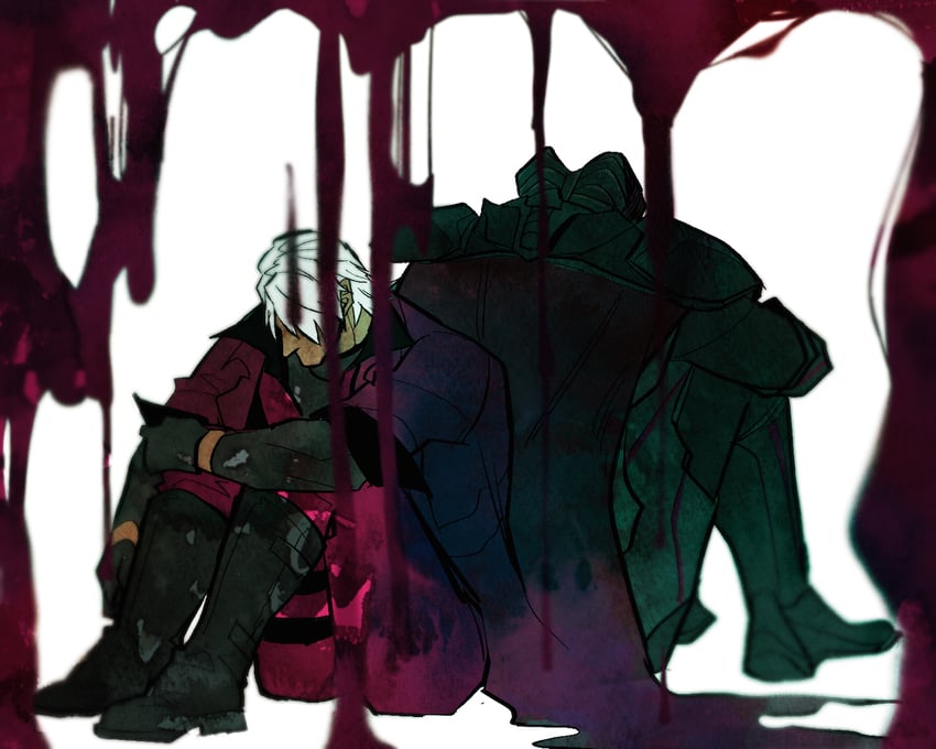 dante and nelo angelo (devil may cry and 1 more) drawn by nama29_m