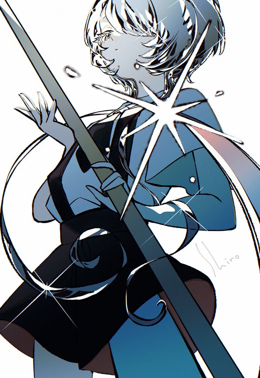ghost quartz (houseki no kuni) drawn by shiro_(kuro_guu)