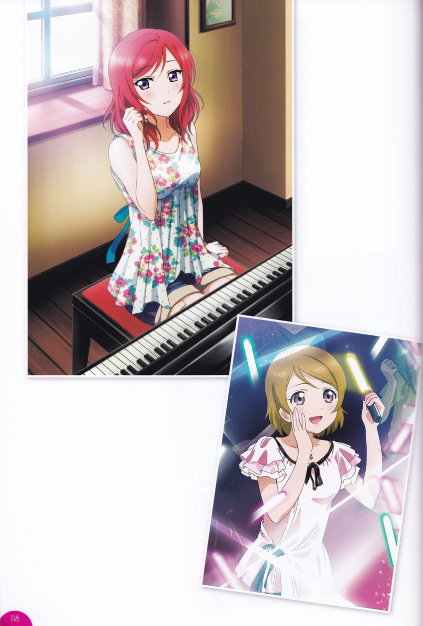 nishikino maki and koizumi hanayo (love live! and 2 more)