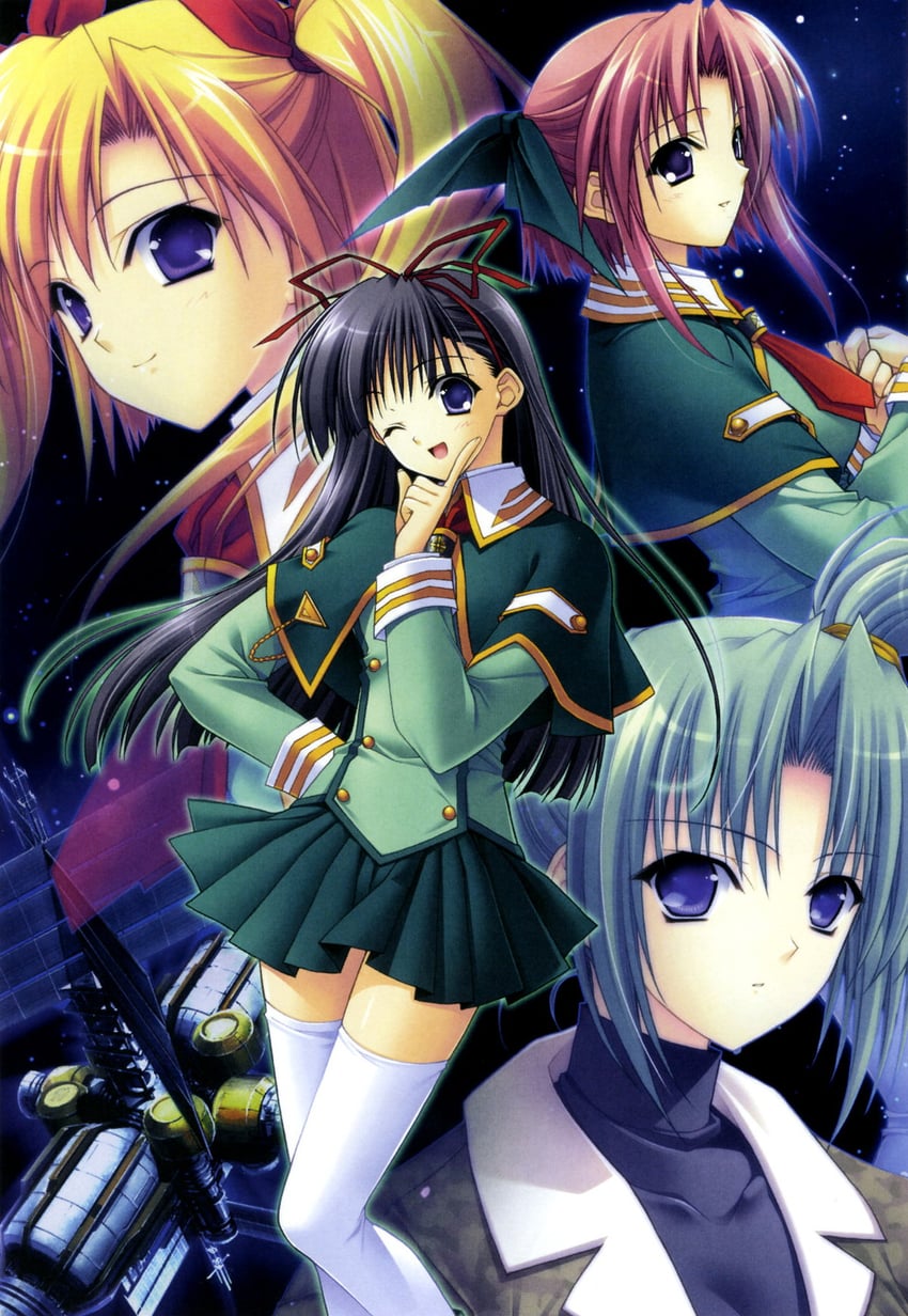 nagase sayaka, morisaki nao, yuu yamanami, and nitta aki (soul link) drawn by suzuhira_hiro