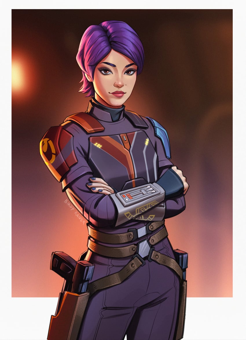 sabine wren (star wars and 1 more) drawn by birdyraider