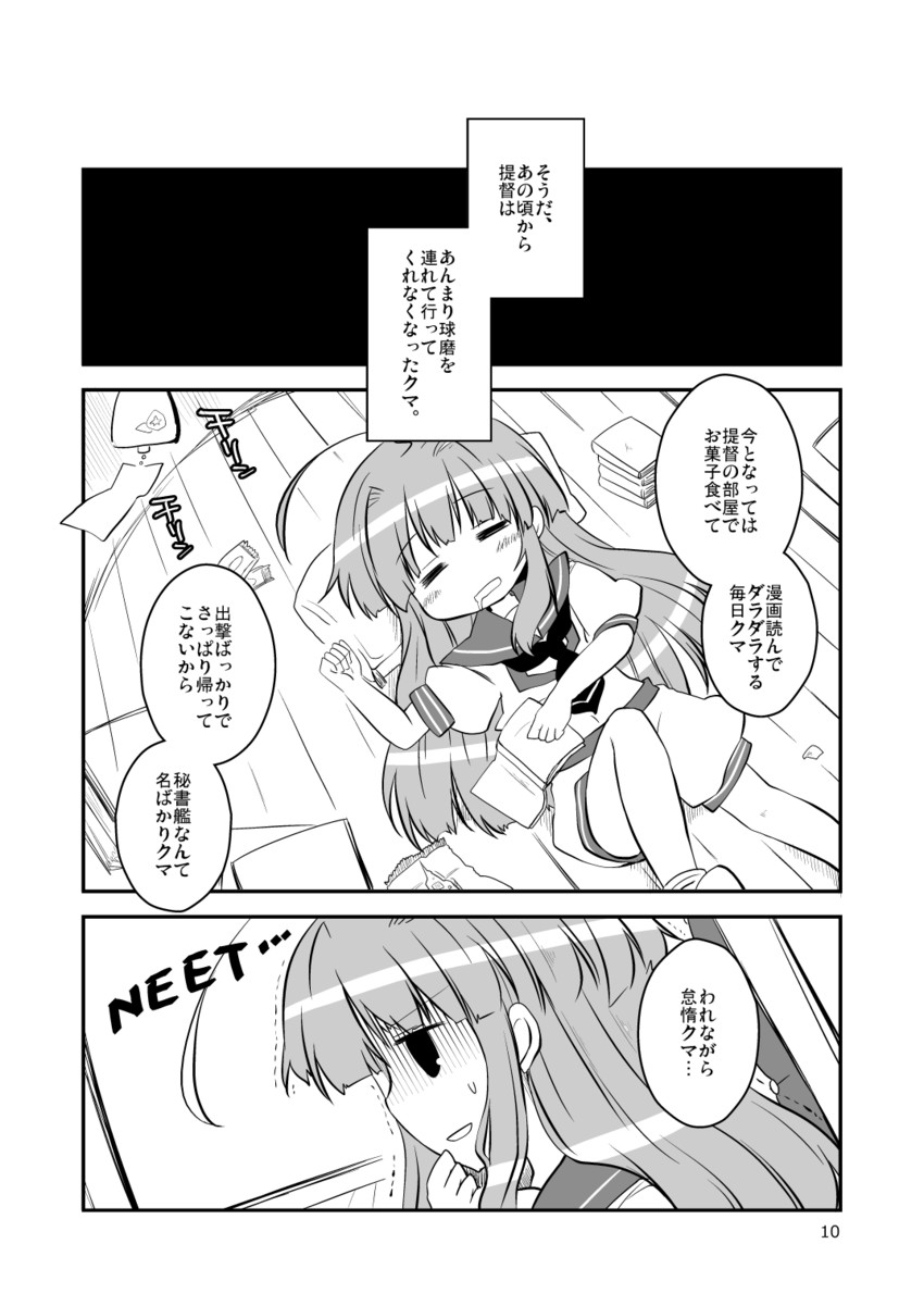 kuma (kantai collection) drawn by futami_yayoi