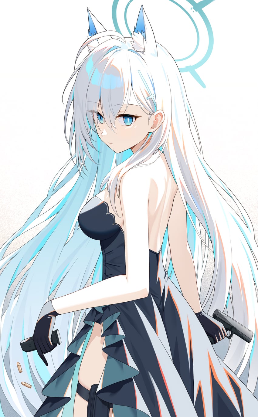 shiroko, shiroko terror, and black ghost (blue archive) drawn by xiangmaofaqijuedou