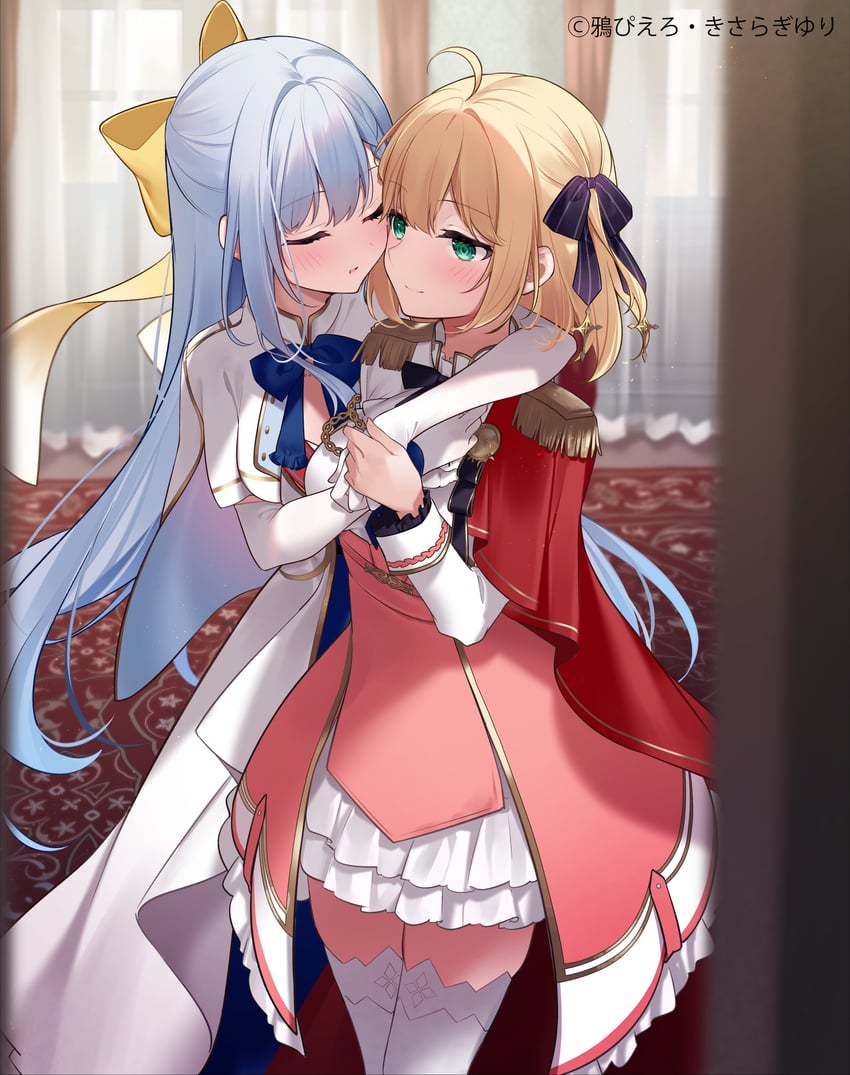 anisphia wynn palettia and euphyllia magenta (tensei oujo to tensai reijou no mahou kakumei) drawn by kisaragi_yuri