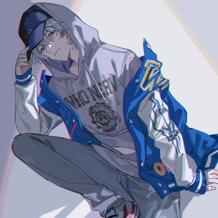 nagisa kaworu (neon genesis evangelion and 1 more) drawn by hitokoto