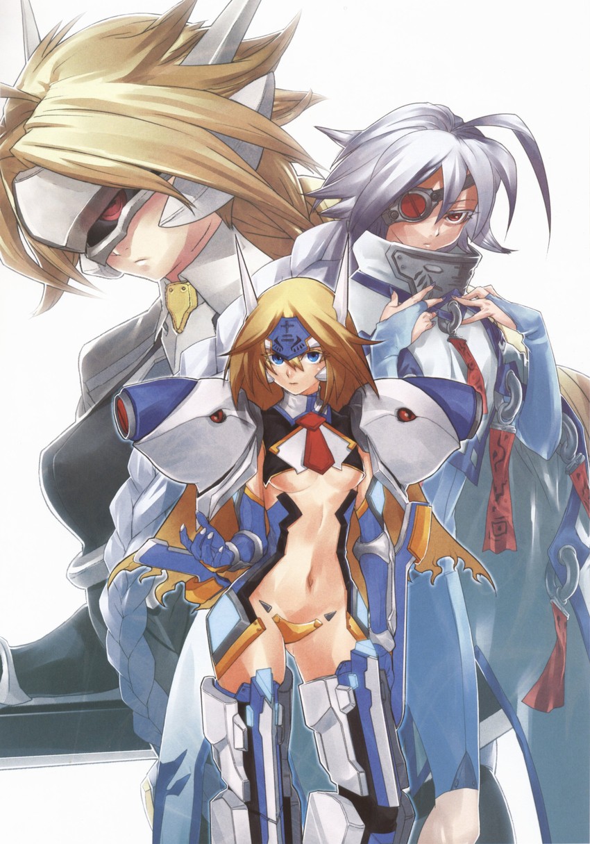nu-13, lambda-11, and mu-12 (blazblue) drawn by katou_yuuki