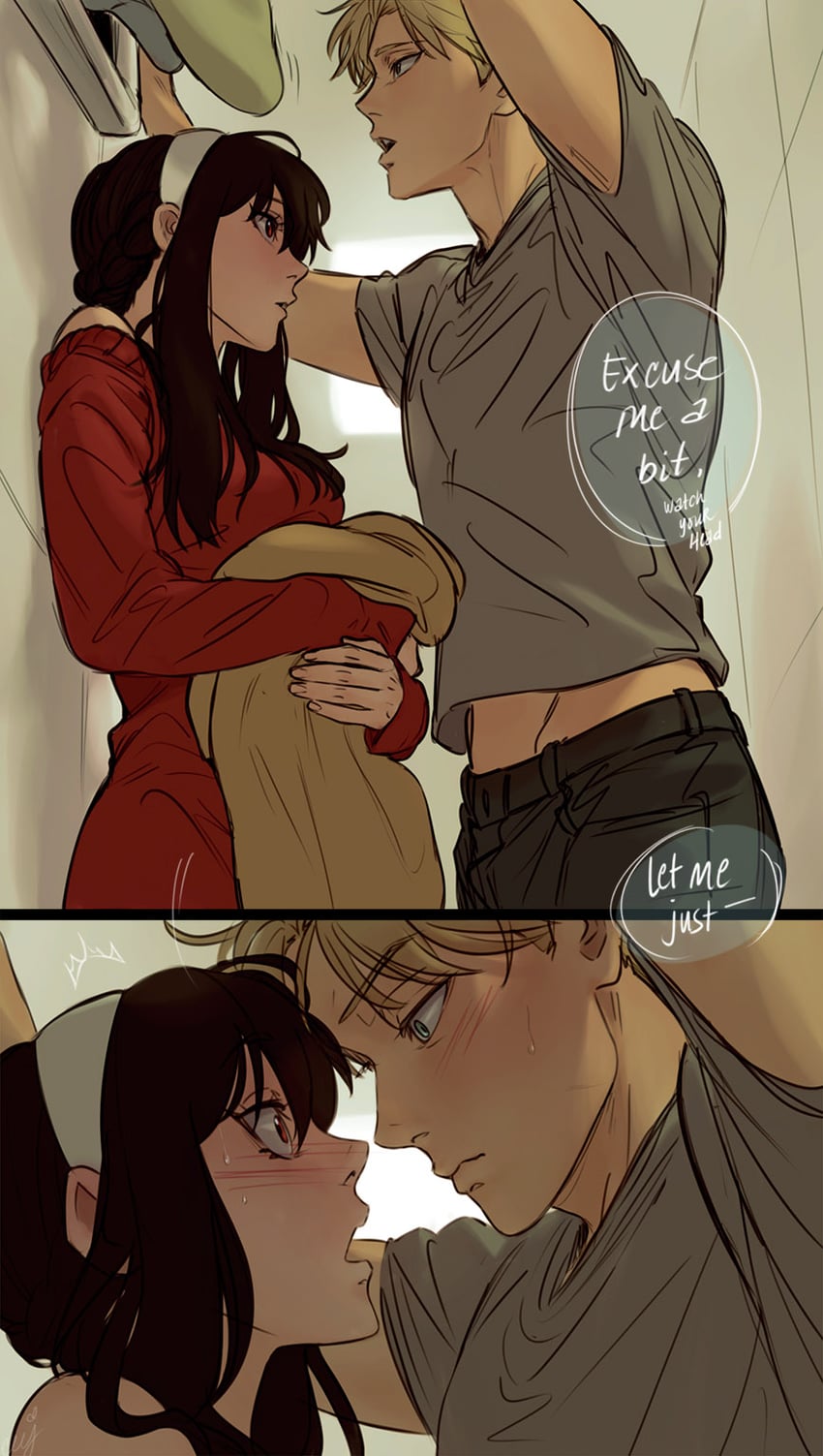yor briar and twilight (spy x family) drawn by ceejles
