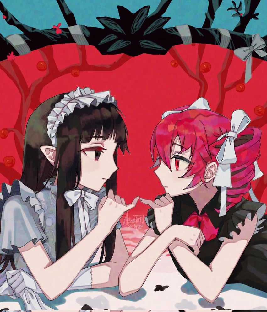 kasane teto and mai (utau and 2 more) drawn by icy_asairi