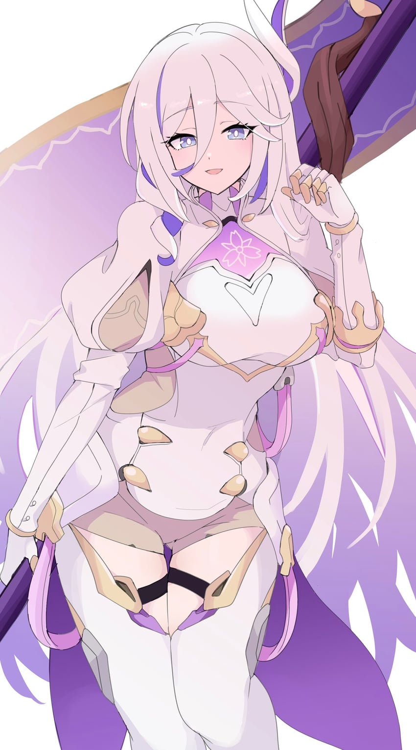 misteln schariac (honkai and 1 more) drawn by awe_(adorableduckyy)