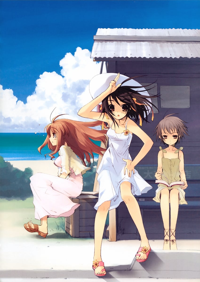 suzumiya haruhi, nagato yuki, and asahina mikuru (suzumiya haruhi no yuuutsu) drawn by ito_noizi