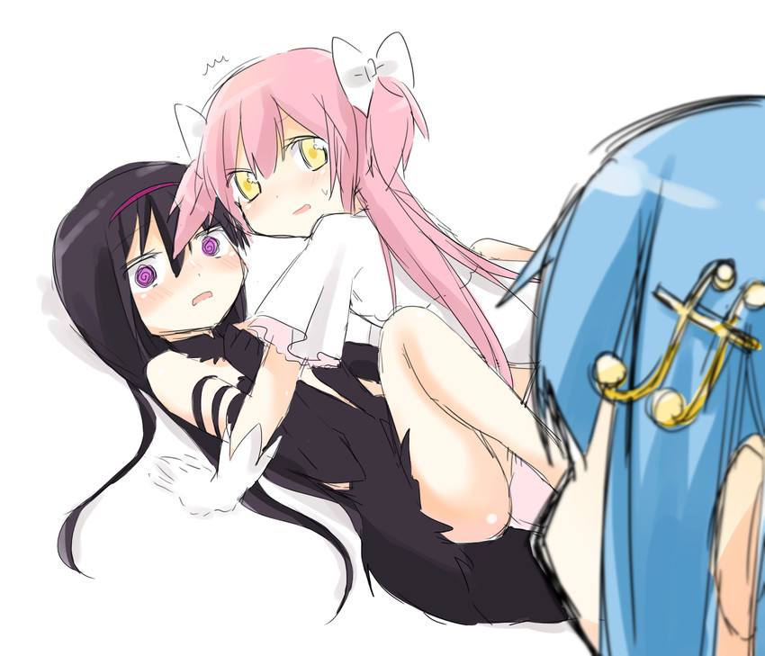 akemi homura, kaname madoka, miki sayaka, ultimate madoka, and akuma homura (mahou shoujo madoka magica and 1 more) drawn by tatsuyoshi_(zawahomura)
